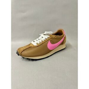 Nike LD 1000 SP British Tan/Pinksickle mesh/suede retro sneaker Women's Size 8.5